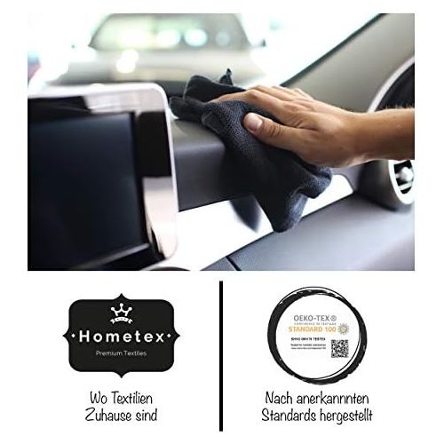  Hometex Premium Textiles Home Tex Premium Microfibre Cleaning Cloth, Extra Absorbent 300 g/m², High Quality Microfibre Cleaning Cloth for Car and Household