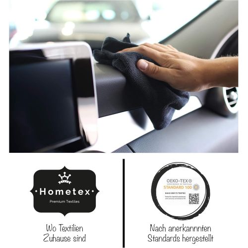  Hometex Premium Textiles Home Tex Premium Microfibre Cleaning Cloth, Extra Absorbent 300 g/m², High Quality Microfibre Cleaning Cloth for Car and Household