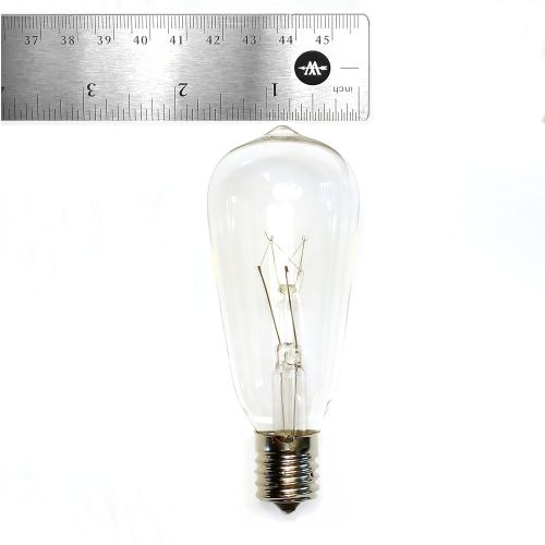  Hometown Evolution, Inc. Vintage Outdoor String Lights (100 Ft, ST40 Clear Bulbs - Black Wire)