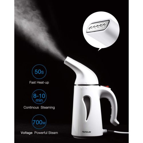  [아마존 핫딜]  [아마존핫딜]Homever Dampfglatter,130ML Steamer Dampfglatter,Schnell Aufheizender Handgehaltener Garment Steamer, Tragbares Dampfbuegeleisen fuer Reise/Urlaub/Hause