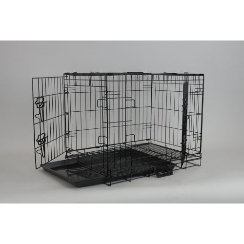  Homey Pet-18 24 30 36, 42, or 48 Wire Folding Cage with Pull Out Tray and Optional Floor Grid