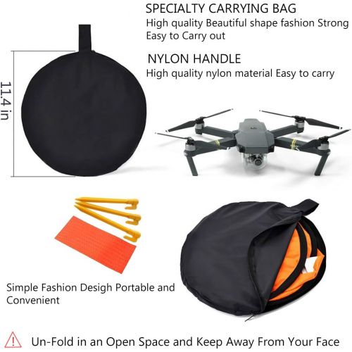  [아마존베스트]Drones Landing Pad，Homga Universal Waterproof D 75cm/30 Portable Foldable Landing Pads for RC Drones Helicopter, PVB Drones, DJI Mavic Pro Phantom 2/3/4/ Pro, Antel Robotic, 3DR So