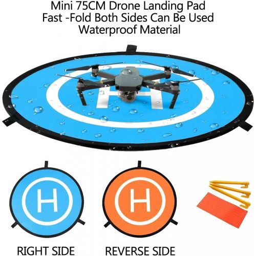  [아마존베스트]Drones Landing Pad，Homga Universal Waterproof D 75cm/30 Portable Foldable Landing Pads for RC Drones Helicopter, PVB Drones, DJI Mavic Pro Phantom 2/3/4/ Pro, Antel Robotic, 3DR So