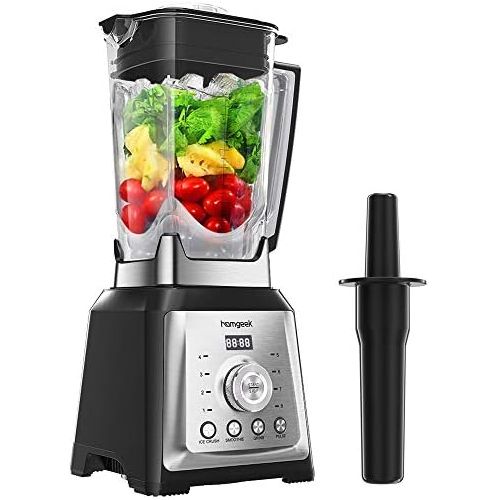 Homgeek Blender Smoothie Maker, 30000 RPM High Speed Professional Countertop Blender for Shakes and Smoothies, with 8-speeds Control, 68OZ BPA-Free Tritan Pitcher, 1450W