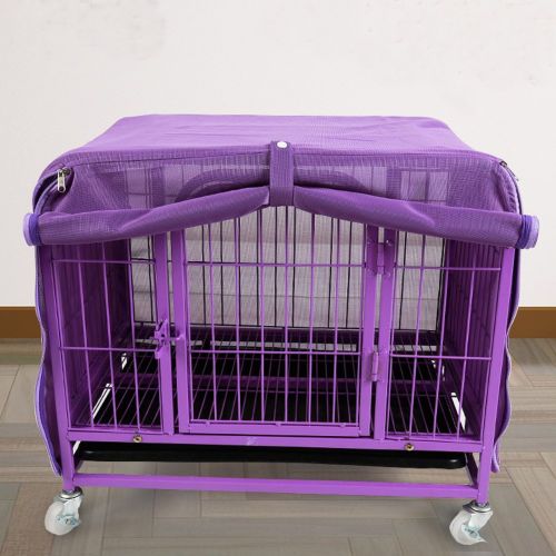  Homiego Mesh Pet Dog Kennel Cover, Breathable Anti Mosquito Dog Crate Net for Dog Wire Crate Summer Outdoor