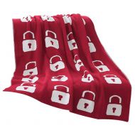 Homiest Baby Love Key Blanket Knit Baby Swaddle Key Blanket for Infant Boys Girls Cribs, Strollers, Nursing (Red, 35x43)