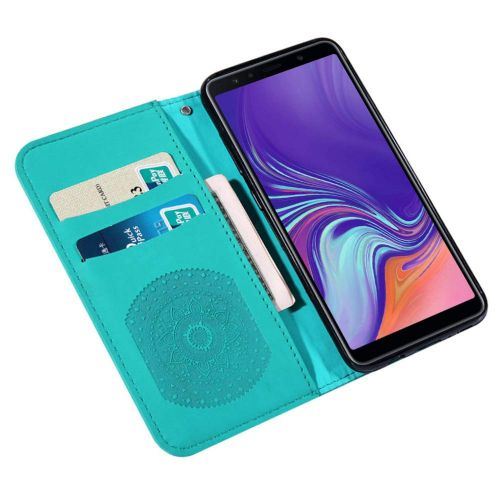  Homikon PU Leder Huelle Schoen Mandala Muster Schutzhuelle Brieftasche Ledertasche Handyhuelle mit Kartensteckplatz Stander Klapphuelle Etui Flip Case Kompatibel mit Samsung Galaxy A7 2