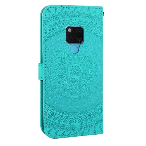  Homikon PU Leder Huelle Schoen Mandala Muster Schutzhuelle Brieftasche Ledertasche Handyhuelle mit Kartensteckplatz Stander Klapphuelle Etui Flip Case Kompatibel mit Huawei Mate 20 - Gr