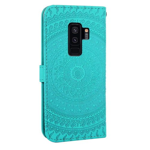  Homikon PU Leder Huelle Schoen Mandala Muster Schutzhuelle Brieftasche Ledertasche Handyhuelle mit Kartensteckplatz Stander Klapphuelle Etui Flip Case Kompatibel mit Samsung Galaxy S9 P