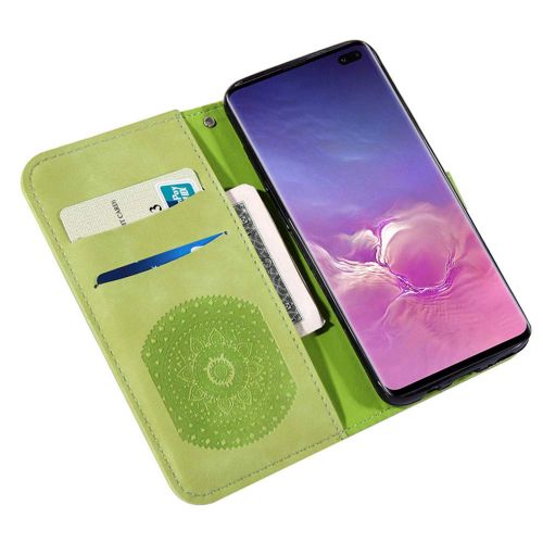  Homikon PU Leder Huelle Schoen Mandala Muster Schutzhuelle Brieftasche Ledertasche Handyhuelle mit Kartensteckplatz Stander Klapphuelle Etui Flip Case Kompatibel mit Samsung Galaxy S10