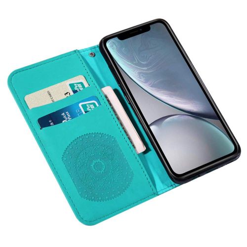  Homikon PU Leder Huelle Schoen Mandala Muster Schutzhuelle Brieftasche Ledertasche Handyhuelle mit Kartensteckplatz Stander Klapphuelle Etui Flip Case Cover Kompatibel mit iPhone XR - G