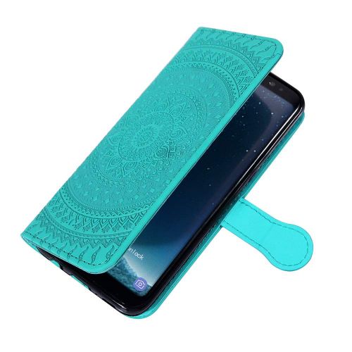  Homikon PU Leder Huelle Schoen Mandala Muster Schutzhuelle Brieftasche Ledertasche Handyhuelle mit Kartensteckplatz Stander Klapphuelle Etui Flip Case Cover Kompatibel mit iPhone X/XS -