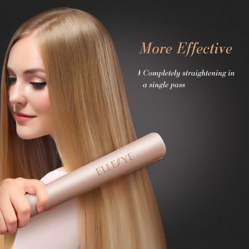  [아마존 핫딜]  [아마존핫딜]Homitt Hair Straightener, Professional Ceramic Flat Iron for Hair with Negative Ion & Dual Voltage, 3D Floating Plates Twist Straightening Iron with Adjustable Temperature(250-450℉