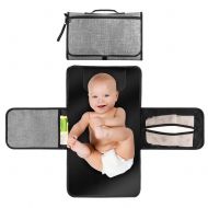 [아마존베스트]Homlynn Baby Portable Changing Pad, Diaper Bag Changing Pad Station with Head Cushion, Wipes...