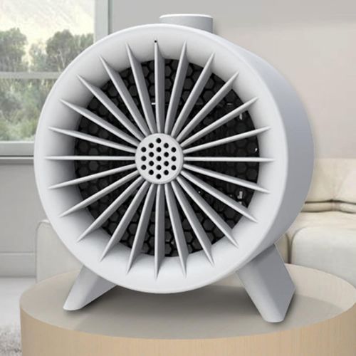  homozy 950W Portable Electric Space Heater Indoor Auto-Off Adjustable Quiet Heated Fan Ceramic Safety Thermostat Living Room Home Kitchen Decors