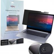 [아마존베스트]homy Privacy Matte Screen Protector for 14.0 inch Widescreen Laptops. Bonus: Web Camera Sliding Cover for Computer, Storage Folder. Easy Removable, Filter Size: 6 7/8 x 12 3/16 inc