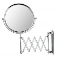 Homyl Adjustable 2 Way 1x/3x Magnifying Wall Mount Bathroom Shaving Makeup Mirror - 3011
