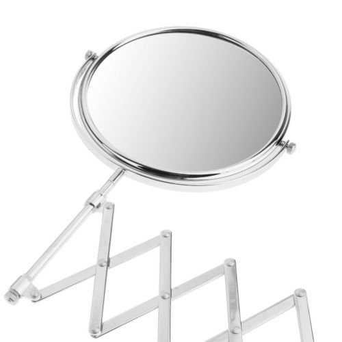  Homyl Adjustable 2 Way 1x/3x Magnifying Wall Mount Bathroom Shaving Makeup Mirror - 3011