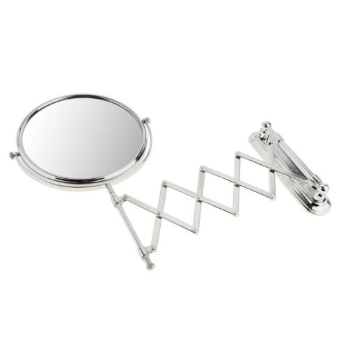  Homyl Adjustable 2 Way 1x/3x Magnifying Wall Mount Bathroom Shaving Makeup Mirror - 3011