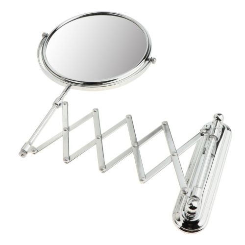  Homyl Adjustable 2 Way 1x/3x Magnifying Wall Mount Bathroom Shaving Makeup Mirror - 3011