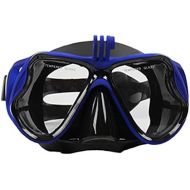 Homyl Tauchmaske Unisex Taucherbrille Schnorchelmaske mit Kamera Halterung fuer Unterwasser Fotografieren - unterstuetzt fuer Gopro Sport Kamera