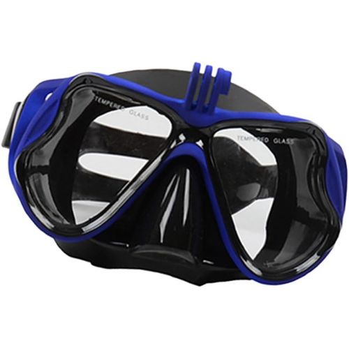  Homyl Tauchmaske Unisex Taucherbrille Schnorchelmaske mit Kamera Halterung fuer Unterwasser Fotografieren - unterstuetzt fuer Gopro Sport Kamera
