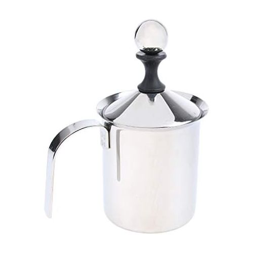  Homyl 1 Stueck Milchaufschaumer Manuelle Schaummacher Milch Schaumer Kaffeemuehlen Manuelle Kaffeemuehlen - 400ml