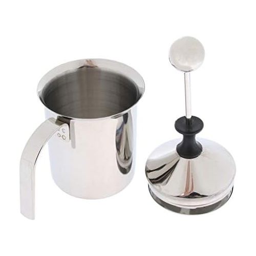  Homyl 1 Stueck Milchaufschaumer Manuelle Schaummacher Milch Schaumer Kaffeemuehlen Manuelle Kaffeemuehlen - 400ml