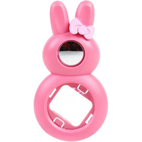  Homyl Stylish Rabbit Shaped Selfie Close-Up Lens Mounted Self-Portrait Mirror for Instax Mini 8, 8+, 9, 7s Instant Camera - Pink