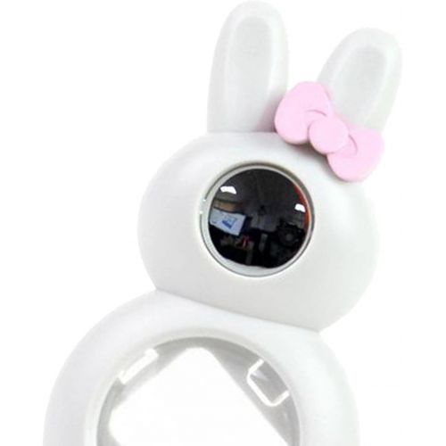  Homyl Stylish Rabbit Shaped Selfie Close-Up Lens Mounted Self-Portrait Mirror for Instax Mini 8, 8+, 9, 7s Instant Camera - White