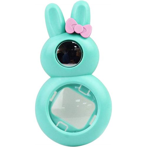 Homyl Stylish Rabbit Shaped Selfie Close-Up Lens Mounted Self-Portrait Mirror for Instax Mini 8, 8+, 9, 7s Instant Camera - Green