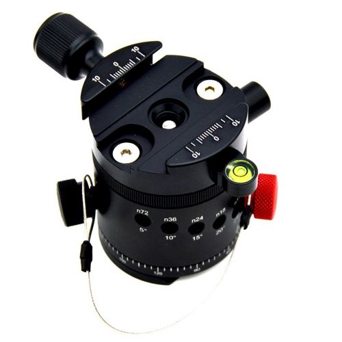  Homyl DH-55 Panoramic Ball Head Tripods Head with Indexing Rotator, with Quick Release Plate & Clamp