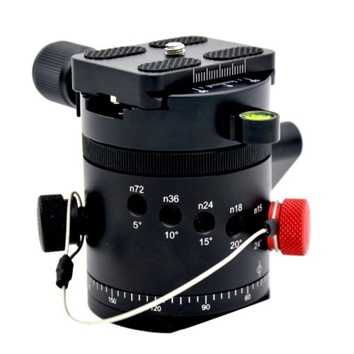  Homyl DH-55 Panoramic Ball Head Tripods Head with Indexing Rotator, with Quick Release Plate & Clamp