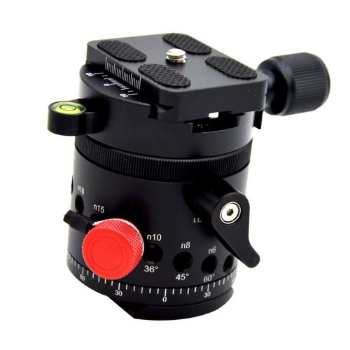  Homyl DH-55 Panoramic Ball Head Tripods Head with Indexing Rotator, with Quick Release Plate & Clamp