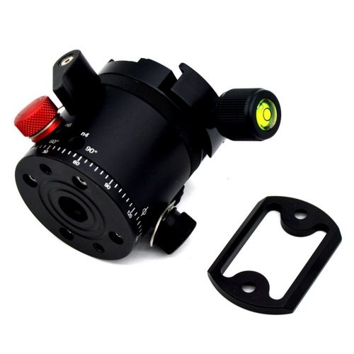  Homyl DH-55 Panoramic Ball Head Tripods Head with Indexing Rotator, with Quick Release Plate & Clamp