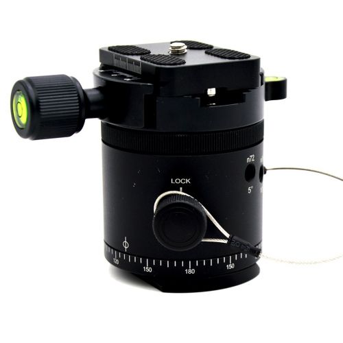  Homyl DH-55 Panoramic Ball Head Tripods Head with Indexing Rotator, with Quick Release Plate & Clamp