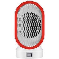 Homyl Portable Space Heater - Electric Personal Fan, Fast Heating, Overheat Protection Low Noise for Office Desk Bedroom Home Indoor Use US Plug - Red White