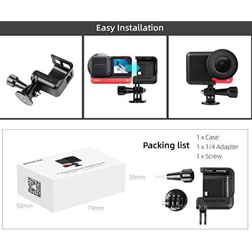  [아마존베스트]Honbobo Quick Disassembly Protective Case for Insta360 ONE R