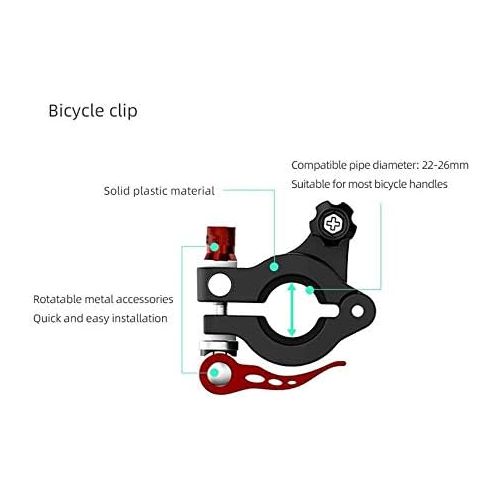  [아마존베스트]Honbobo Remote Control Bicycle Mount Holder Clip for DJI Mavic Mini/Mavic Pro/Mavic Air/Spark