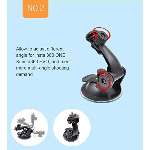  [아마존베스트]Honbobo Car Holder with Suction Cup for Insta360 ONE X/EVO