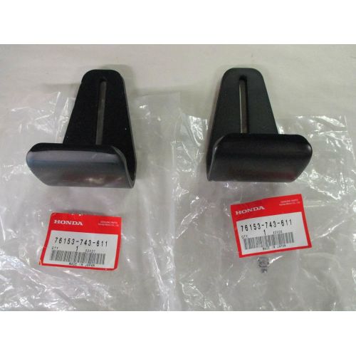  2 Pack Genuine Honda 76153-743-611 Auger Skid OEM