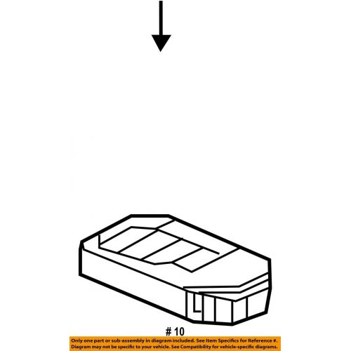  Genuine Honda 72147-T2A-A11 Entry Key (Driver 1) Fob Assembly