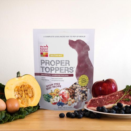  Honest Kitchen Proper Toppers: Natural Human Grade Dehydrated Dog Superfood Grain Free Turkey