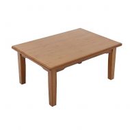 Honey Laptop Table Solid Wood Assembled Square Low Table Study Desk Long 60 / 70cm (Size : 70)