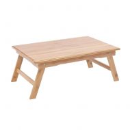 Honey Laptop Table Solid Wood Collapsible Square Low Table Study Desk Long 60/70 / 80cm (Size : 70)