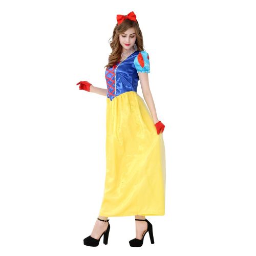  Honey Box Snow White Costume Adult Womens Princess Dress with Headband