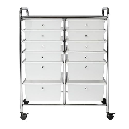  [아마존 핫딜]  [아마존핫딜]Honey-Can-Do Rolling Storage Cart and Organizer with 12 Plastic Drawers