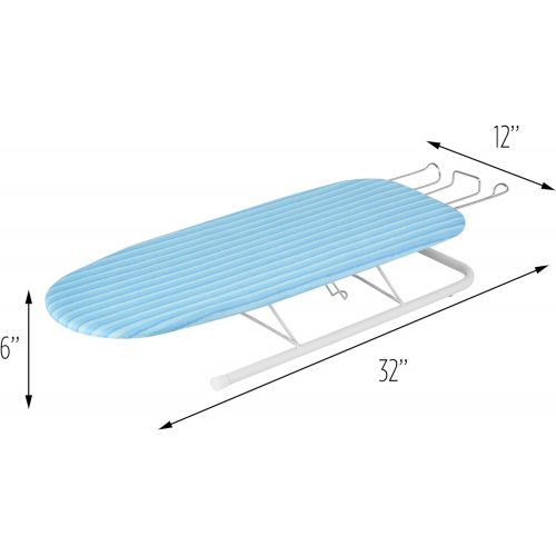  [아마존베스트]Honey-Can-Do Tabletop Ironing Board with Retractable Iron Rest