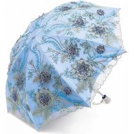 Honeystore Two Fold Wedding Lace Vintage Umbrella Parasol Decorative Umbrellas