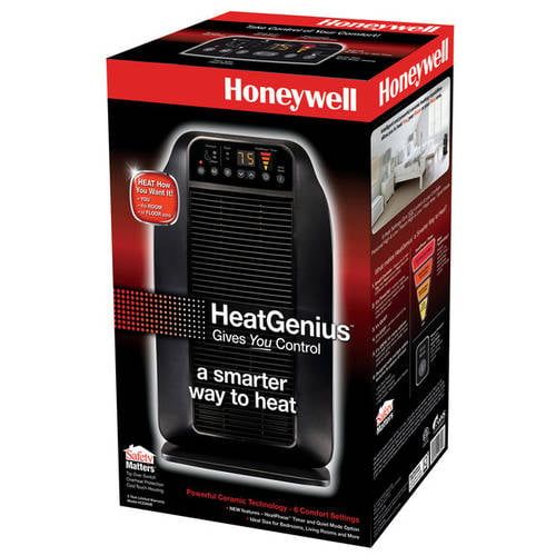  Honeywell Heat Genius Ceramic Heater HCE840B, Black